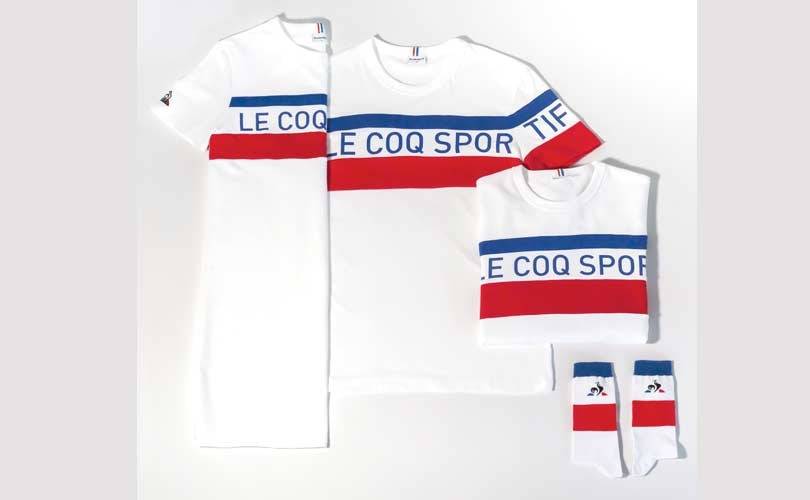 t shirt le coq sportif rouge