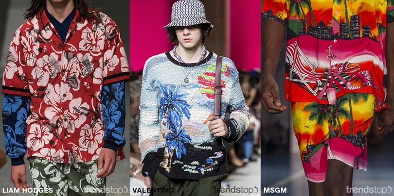 Tendances des Imprimés pour Hommes, Printemps/Été 2020 Tendances des Imprimés pour Hommes, Printemps/Été 2020