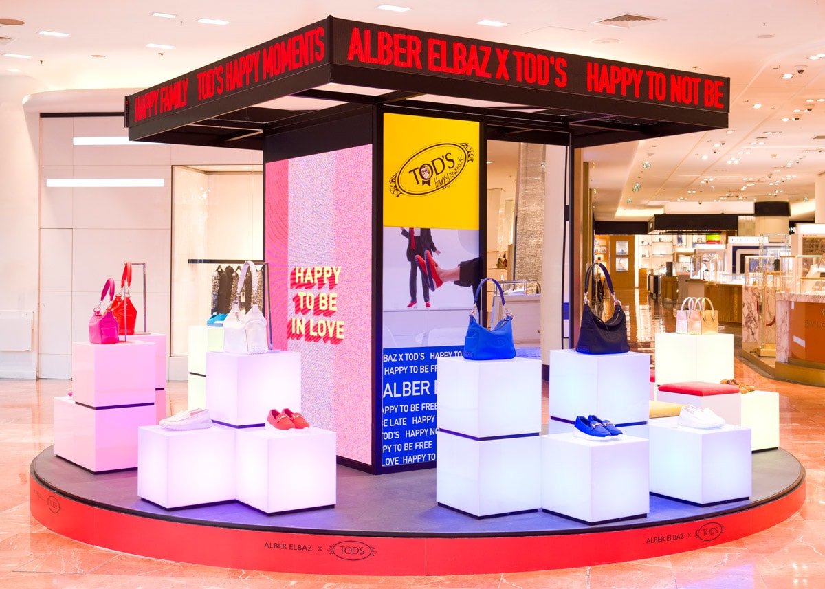 Le pop-up de la collaboration Alber Elbaz x Tod's aux Galeries Lafayette Le pop-up de la collaboration Alber Elbaz x Tod's aux Galeries Lafayette