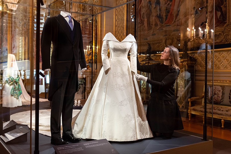 Princess Eugenie’s wedding dress goes on display Princess Eugenie’s wedding dress goes on display