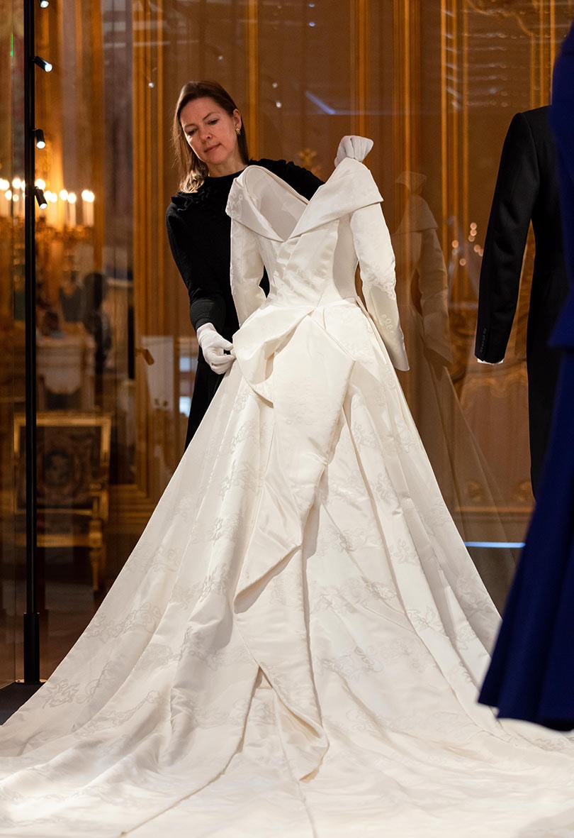 Princess Eugenie’s wedding dress goes on display Princess Eugenie’s wedding dress goes on display