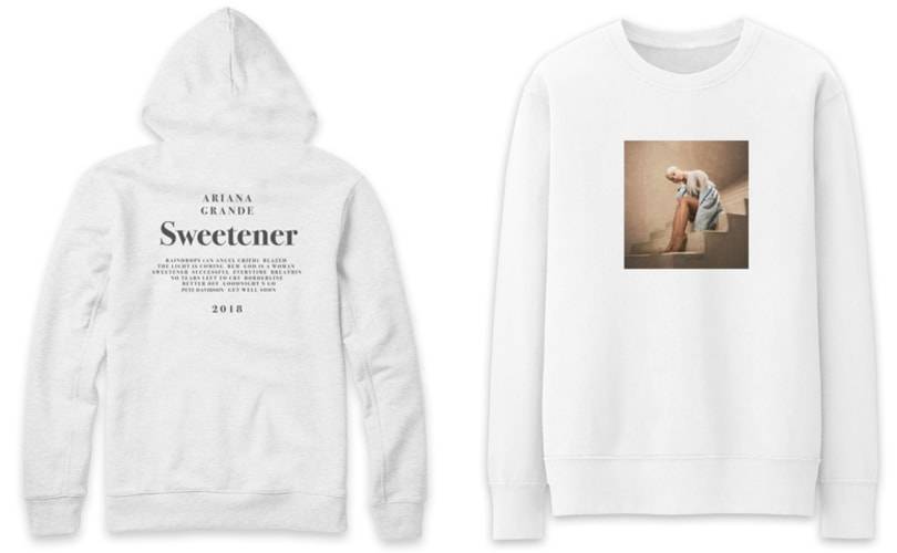 ariana grande sweetener cover hoodie